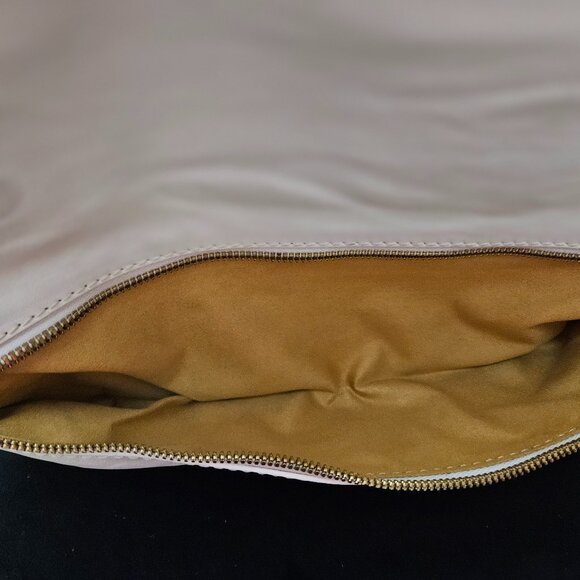 Jimmy Choo White Clutch with Gold Accents - Picture 9 of 16